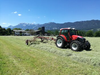 Geotrac mit Heuspinne