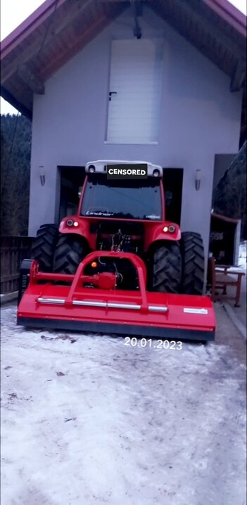 Lindner Geotrac 64 mit unsern neuen Mulcher