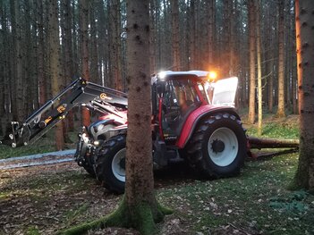 Stämme rücken mit'm Lintrac 110??