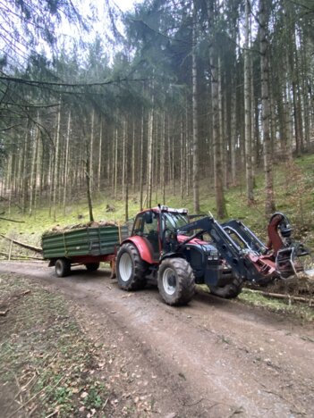 Holzfahren mit geotrac 73 Holzfahren mit geotrac 73