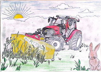 Lindner am Fusse des grossglockner