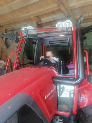 Samuel mit dem GEOTRAC 74EP