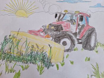 Lindner Lindtrac 130 bei der Arbeit