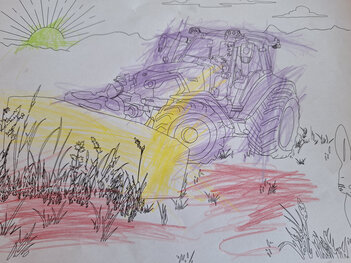 Spezial-Lindner Traktor ("Wenn ich groß bin, lackier ich den Lindner um!") 😉