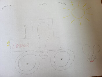 Lindner Traktor Zeichnung