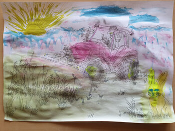 Osterhase als Lindner Fan