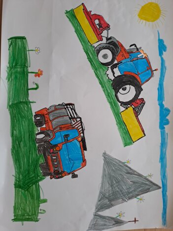 Lindner im Steilhang