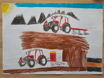 Lindner im Ackereinsatz