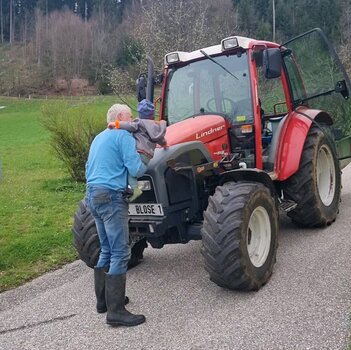 Ein hoffnungsvoller Wunsch eines eigenen Traktors (für mich und meinen Bruder)