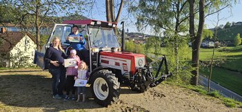 Echte Lindner Fans Jonas, Jana, Jelena, Mama plus Baby-J