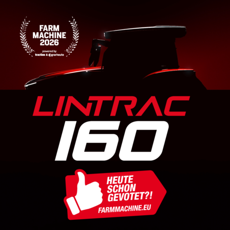 Lintrac 160 LDrive zur Farm Machine 2026 nominiert Lintrac 160 LDrive zur Farm Machine 2026 nominiert