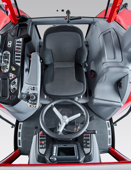 Three clearly arranged operating areas