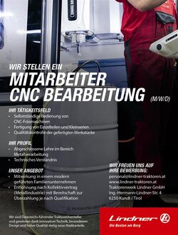 MITARBEITER CNC-BEARBEITUNG (m/w/d)