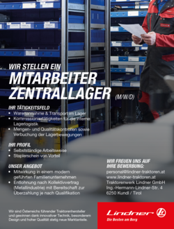MITARBEITER ZENTRALLAGER (m/w/d)