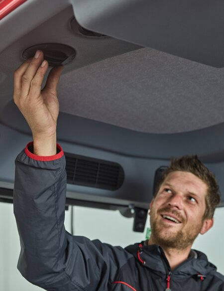 Komfort für Fahrer und Beifahrer Komfort für Fahrer und Beifahrer