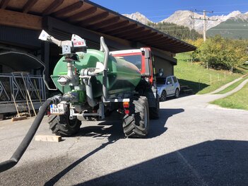 Gülle fertig ausgefahren