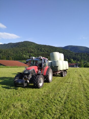 Siloballentransport